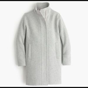 JCrew Gray Stadium Wool Coat